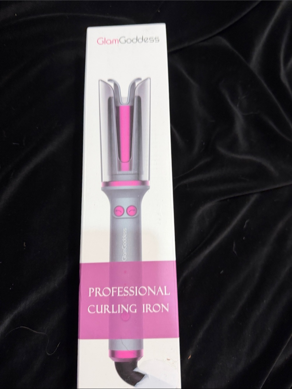 Glam Goddess Professional Curling Iron - Pink & Silver